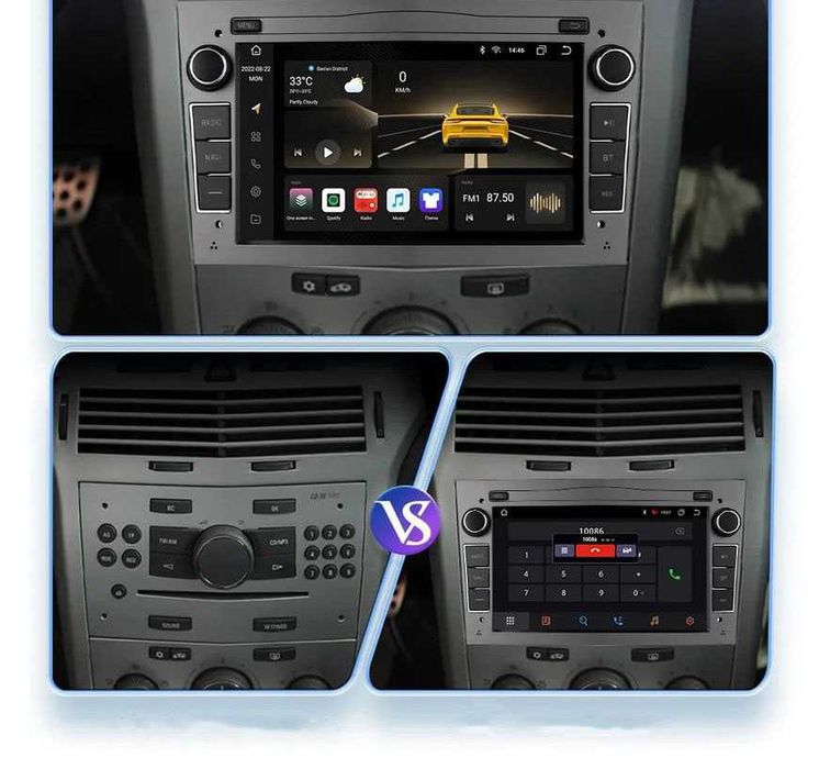 Navigatie Android Opel Astra H / Zafira B / Corsa D / Corsa C / Vivaro