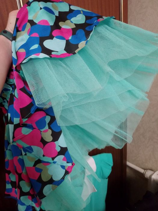 Платье комплект боди и юбка 8-9лет