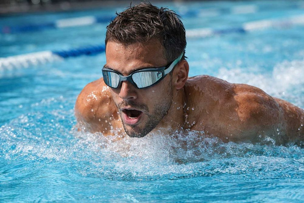 SPEEDO Aquapulse Pro Mirror – Професионални плувни очила, антифог, огледални