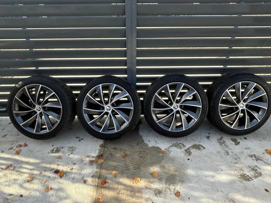 Jante Skoda Superb 4 Origine + anvelope iarna 18'