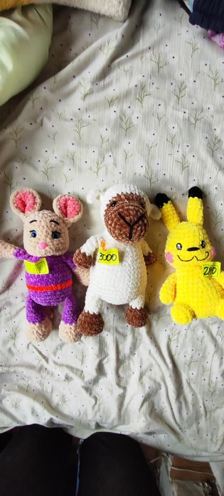 Вязанные игрушки ручной работы