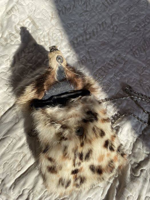 Дамска чанта от естествена лисица!