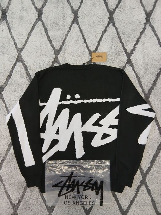 Bluza Neagră Stüssy - mărimea M - NOU