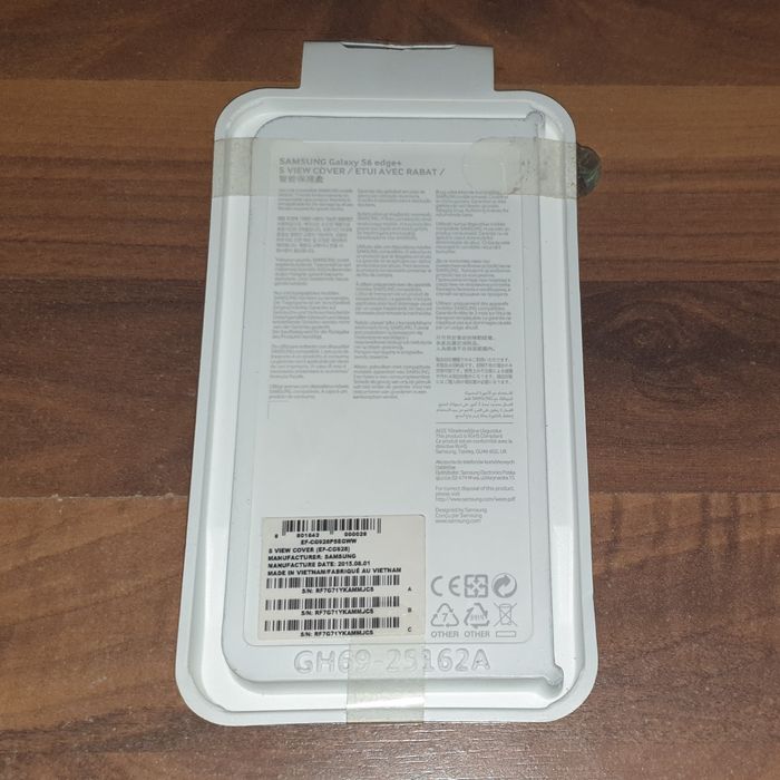 Husa flip smart activa originala Samsung S View Cover S6 Edge+ G928