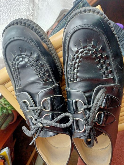 кожени обувки Creepers