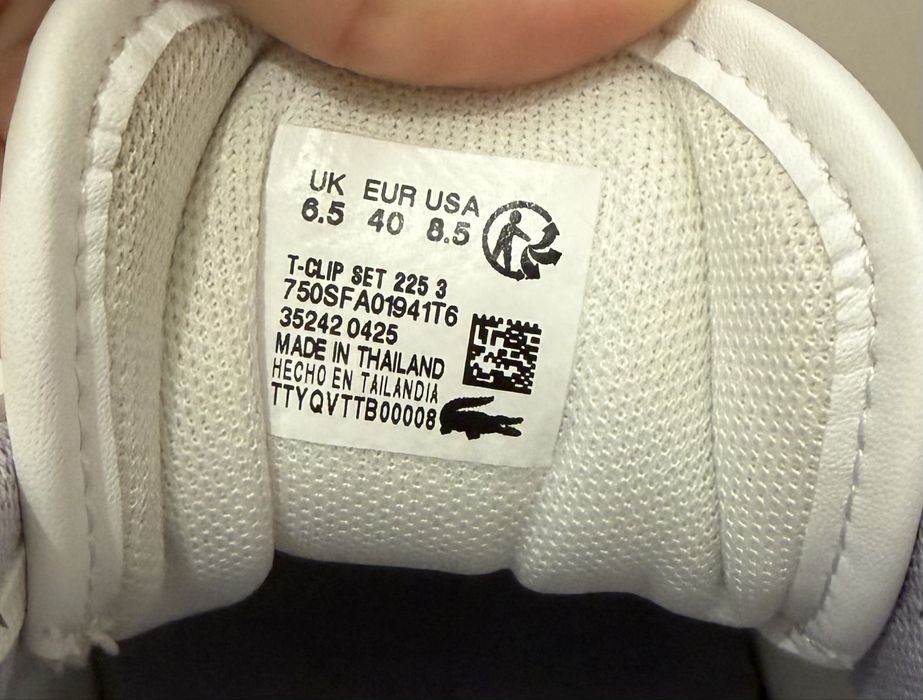 женские кеды lacoste
