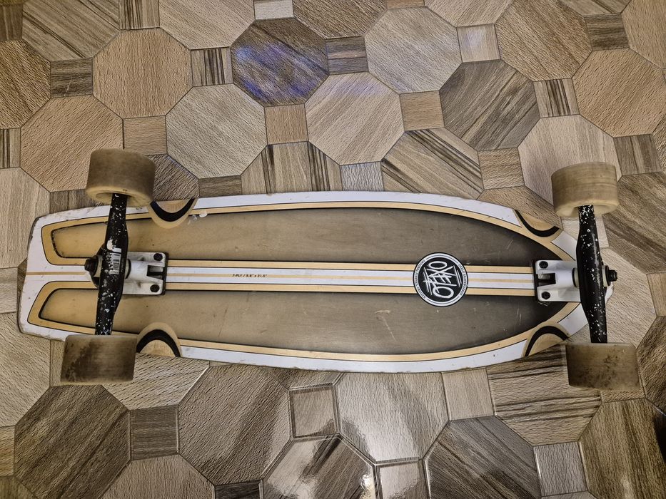 Ocazie Longbord Profesional Oxelo Skateboard skate Cruiser Fishtail