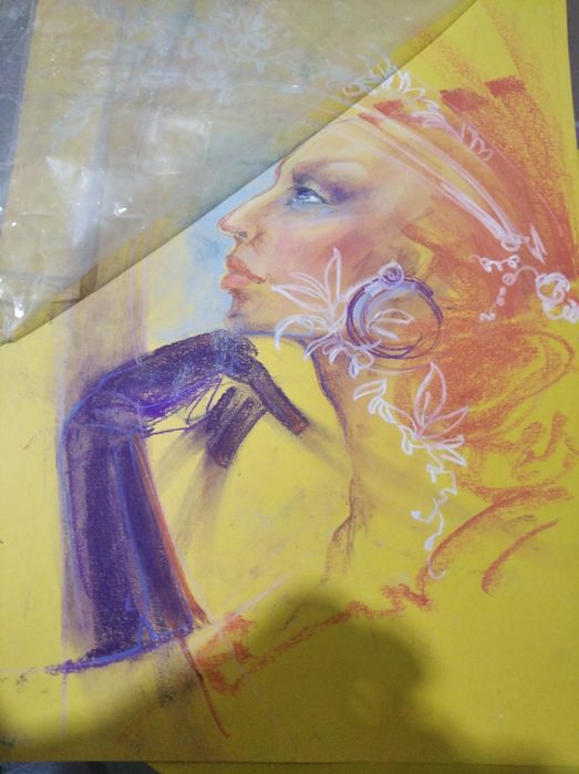 картина пастель,