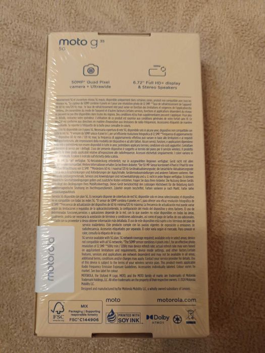 Motorola g35. 128 GB чисто нов с гаранция