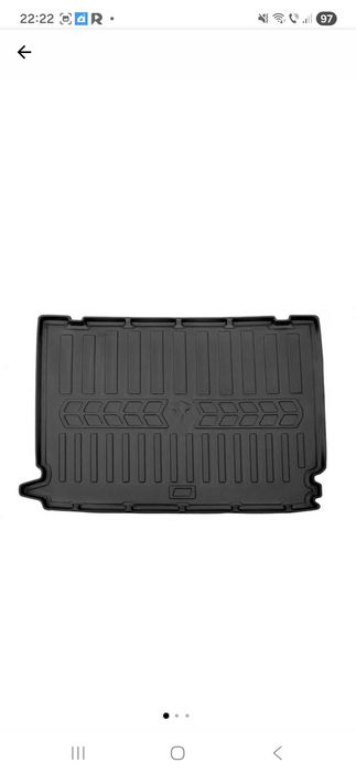 Tavita portbagaj auto UMBRELLA, cauciuc TPE, negru, pentru Peugeot 5008, 5 din 7 locuri, 2017-