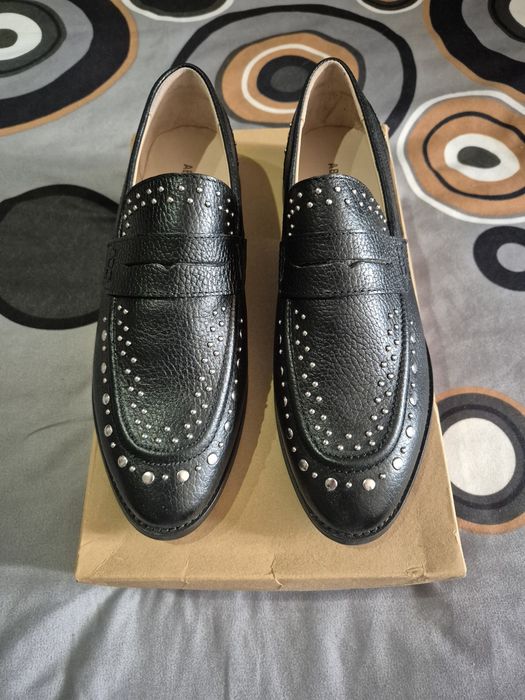 NOU Pantofi piele naturala About You femei, mar.39, se potrivesc pt ma