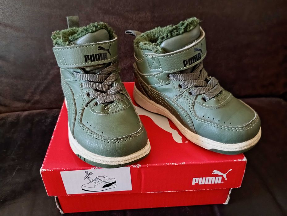 Детски зимни обувки Puma Rebound Joy Fur 21
