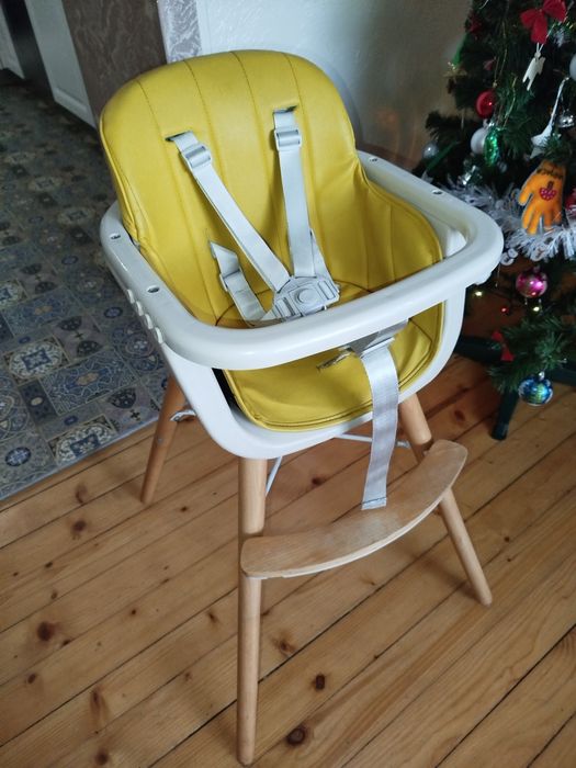 Столче за хранене(жълто).Chipolino-Woody