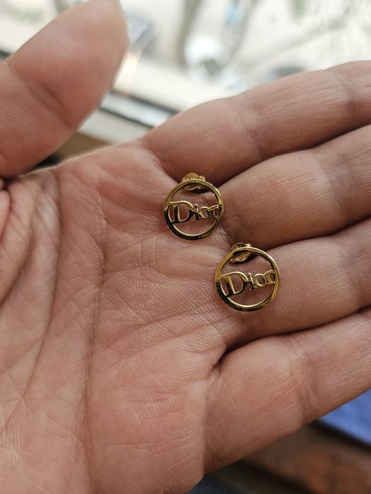 Cercei de aur Dior