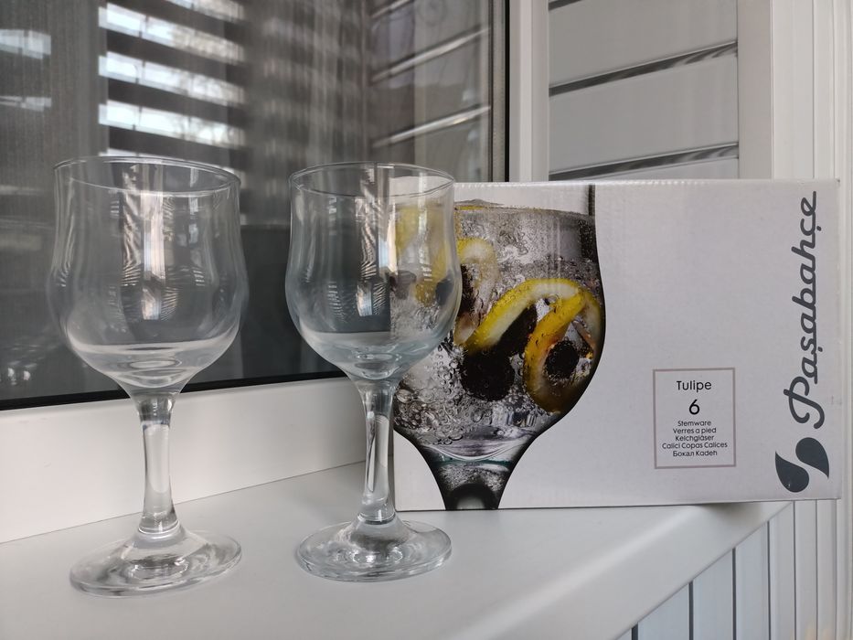 Фужеры красивые набор бокалы