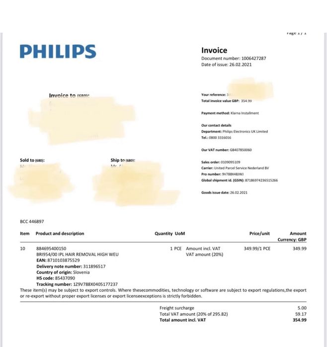 Philips Lumea Prestige BRI954-IPL epilator profesional, cu accesorii