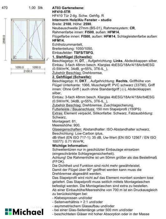 Usa terasa dubla,lemn,TRIPAN,Internorm,Austria(LXXVII)