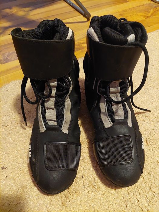 Ghete moto Polo FLM,piele naturala ,stare buna,marime 43