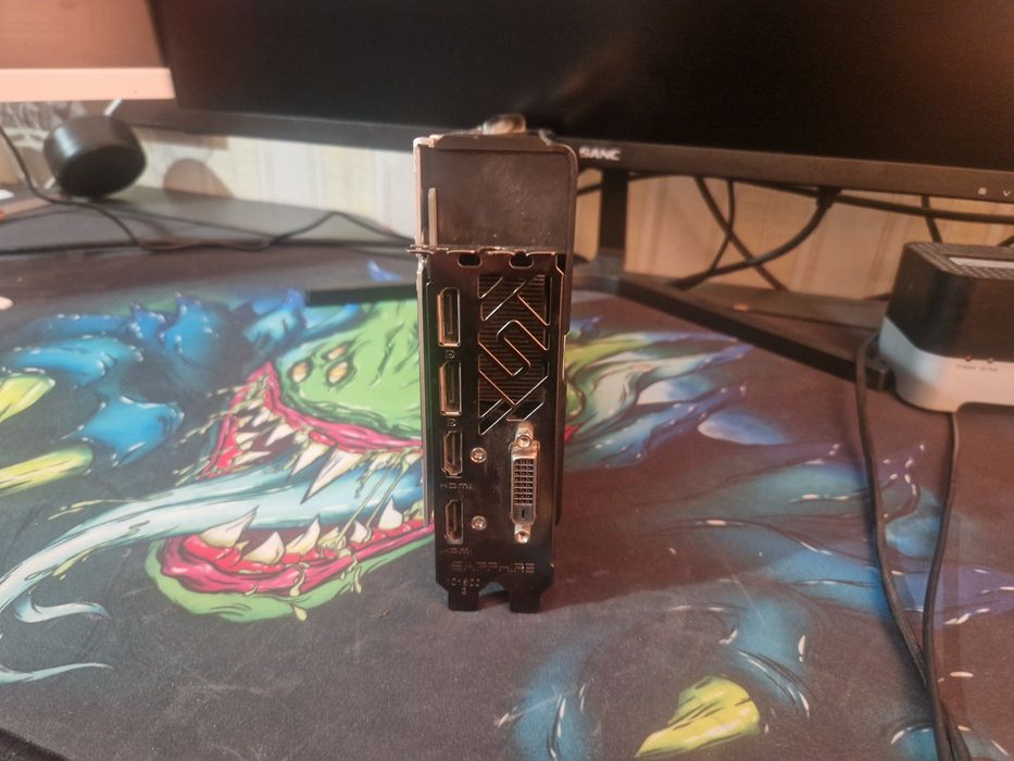 Rx 580 4gb видеокарта sapphire nitro