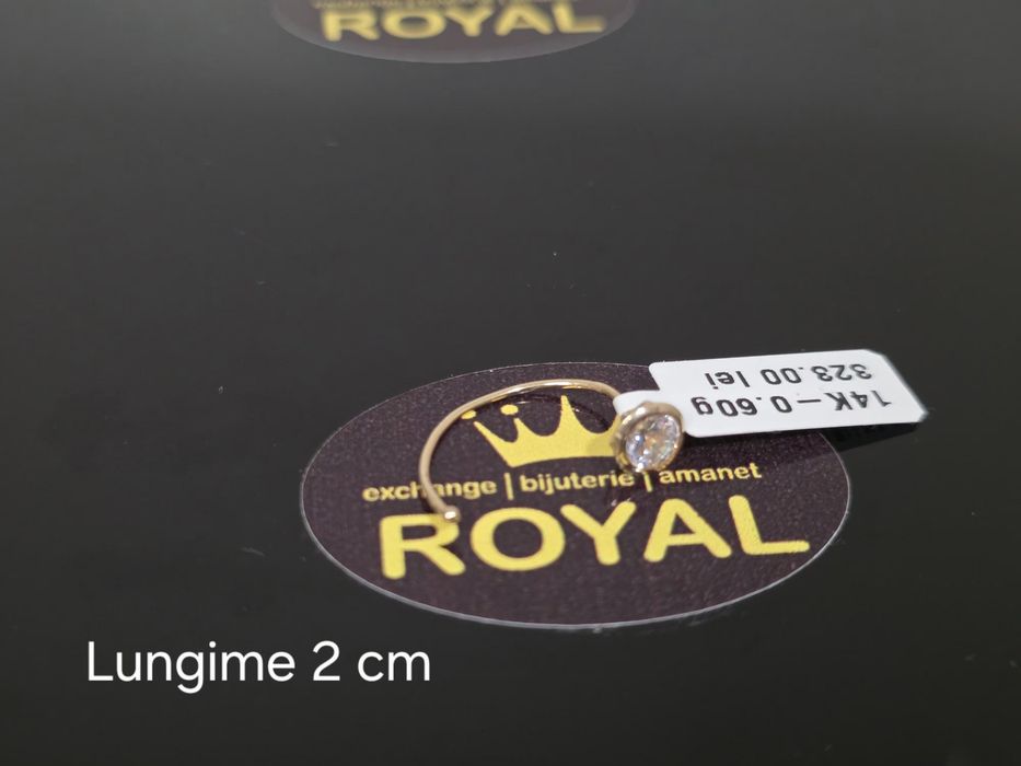 Bijuteria Royal: Cercel aur 14k/0.60 gr