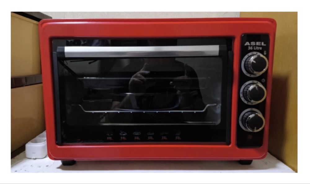 Печка ASEL 36 л красный