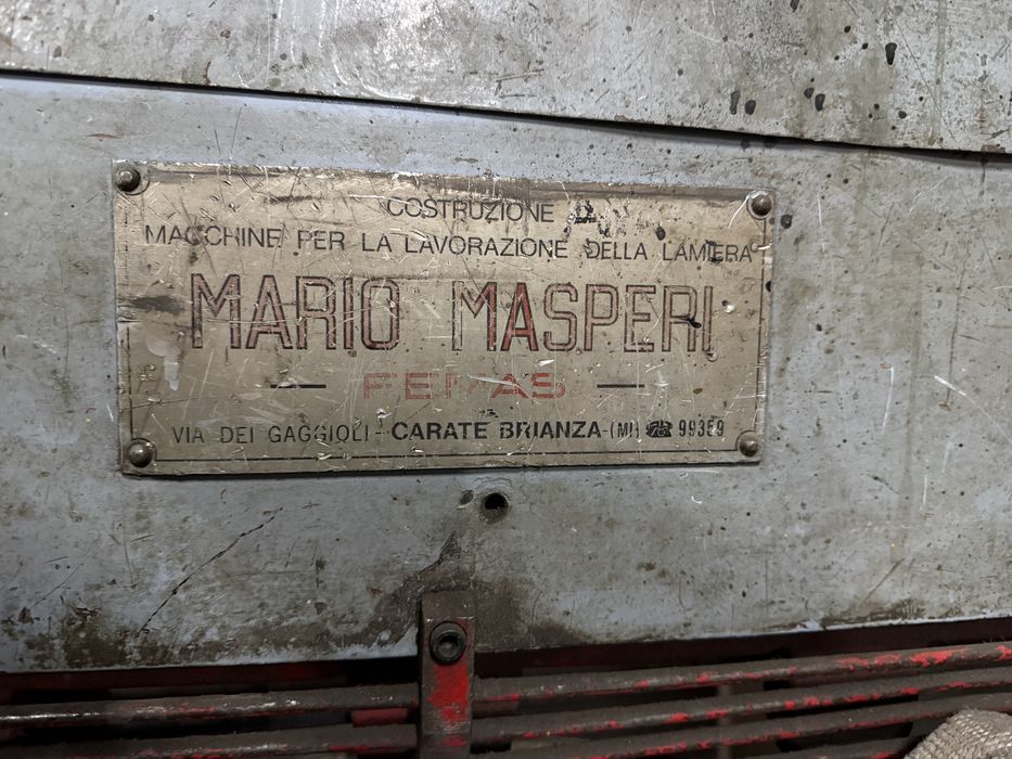 Ghilotina electrica MARIO MASPERI debitare tabla