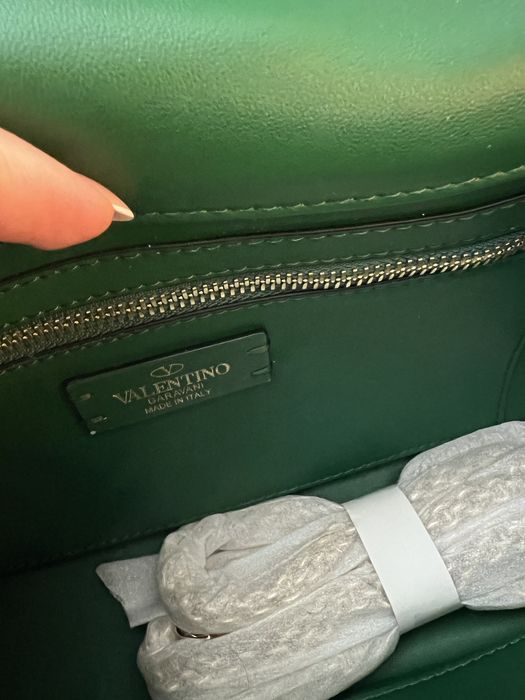 Кожена чанта Valentino