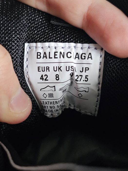 Balenciaga Track Black NOI full box 42
