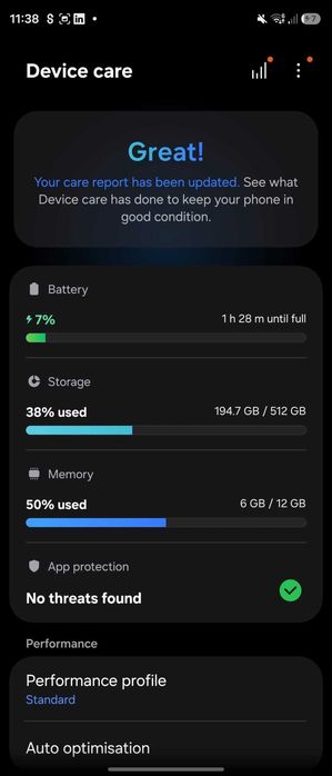 Titlu: Samsung Galaxy Z Flip7 512GB 12GB RAM Jet Black – full box, baterie 100%
