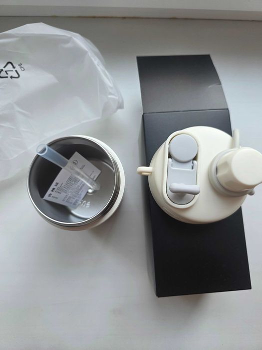 Термокружка DRINK JOY 450 мл с трубочкой