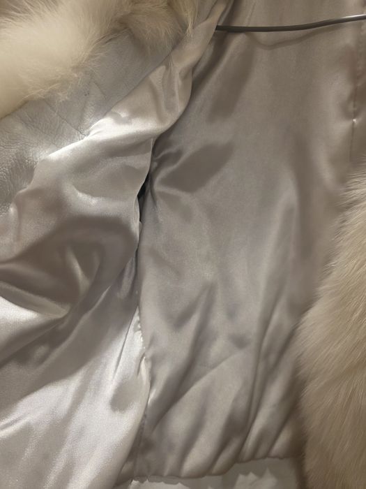 Haina de piele cu vulpe