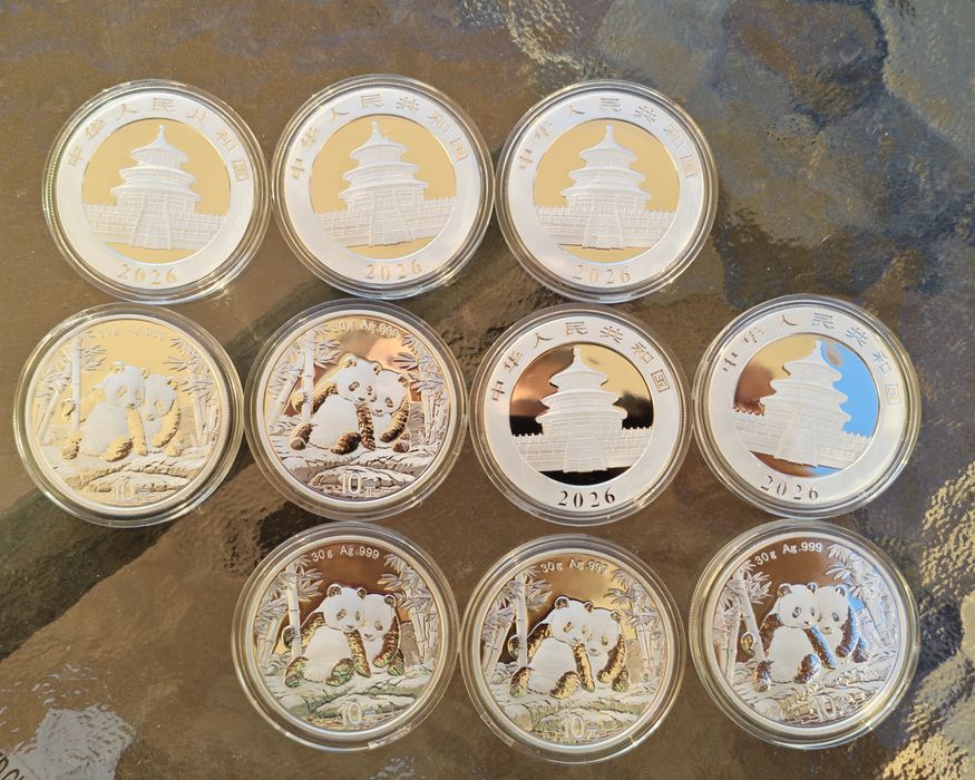 Монети Китайска панда 2026