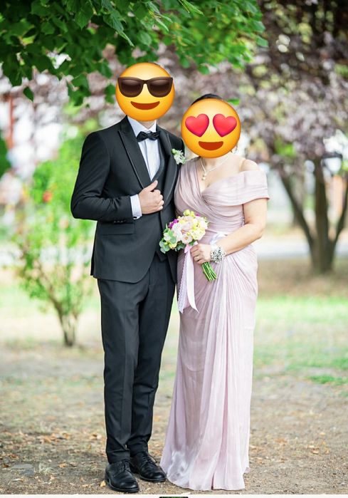 Rochie voal/matase