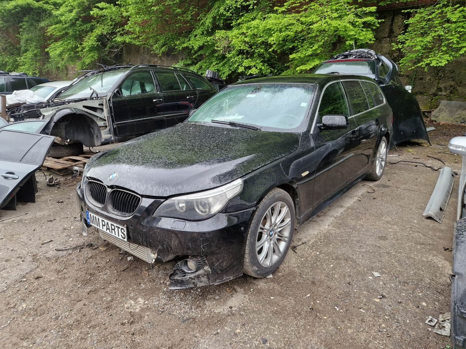 BMW E61 530XD 231кс рекаро черен таван автоматик комби  НА ЧАСТИ!