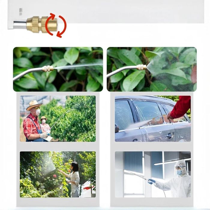 Електрическа градинска пръскачка с батерия 2200 Mah, налягане, 5L