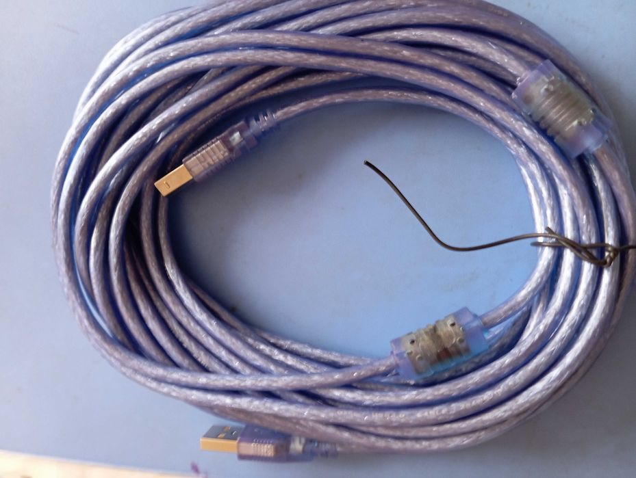 Кабель для принтера USB  5 и 10 метров