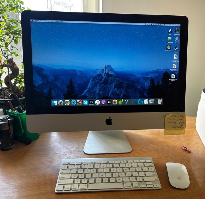 Imac cu 21,5 inch, LED-backlit display