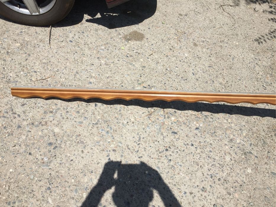 Карниз алюминиевые с деревянными вставками