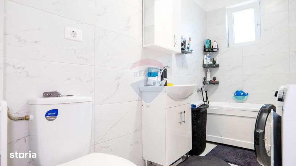Dobroesti - vanzare apartament 2 camere mobilat complet, cu terasa
