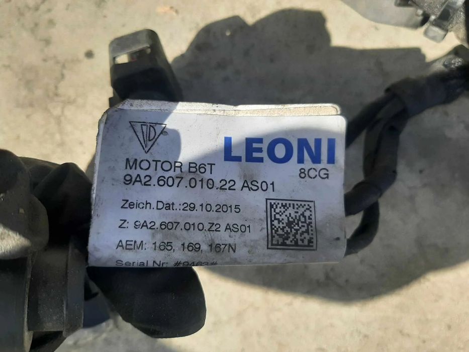 instalatie electrica motor porsche 911 dch 3.0 b  9a260701022