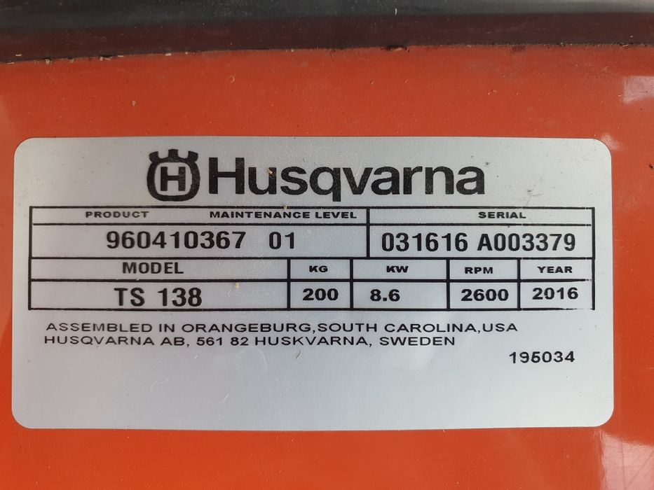 Тракторна косачка Hsgvarna ts 138L