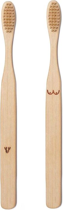 Комплект закачливи бамбукови четки за зъби за Него и Нея