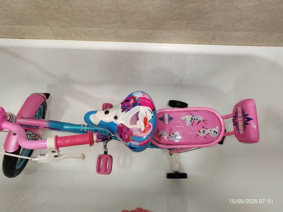 Детский велосипед "холодное сердце"