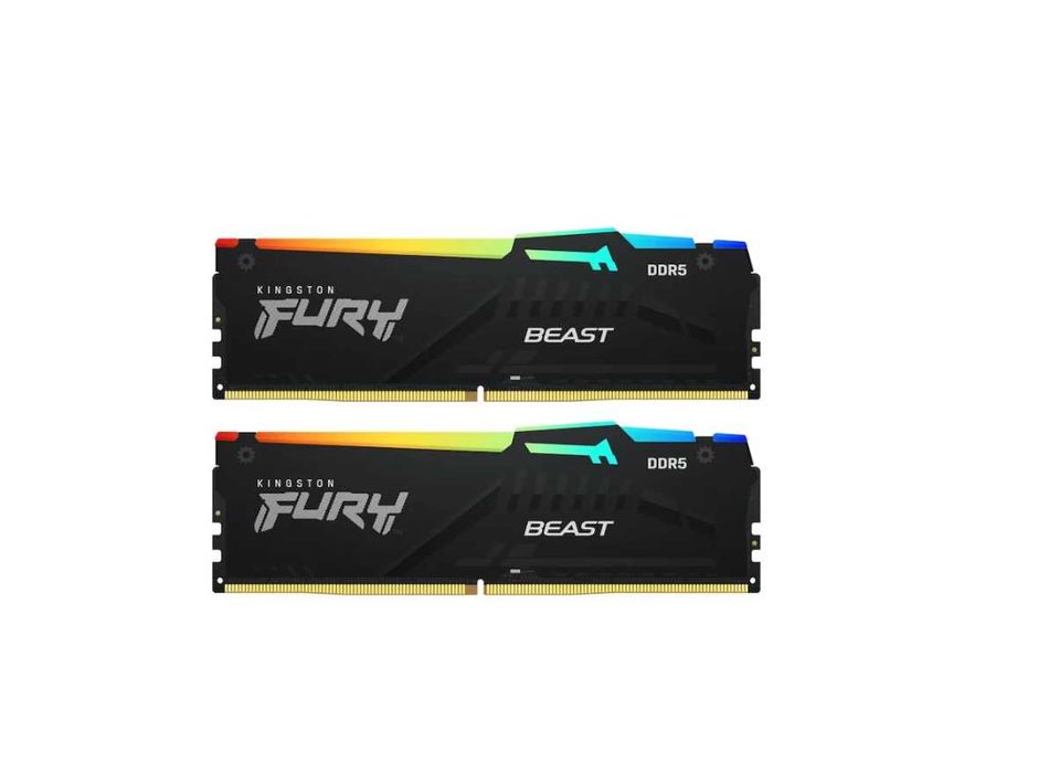 { Модуль памяти DDR5 32GB (2x16GB) Kingston FURY RGB 6000MHz