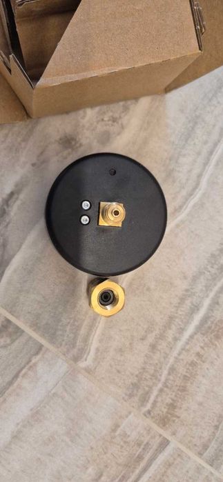 Термоманометър аксиален Wika THM10 Ø80 mm 0-6 bar 0-120°C G1/4"-G1/2"
