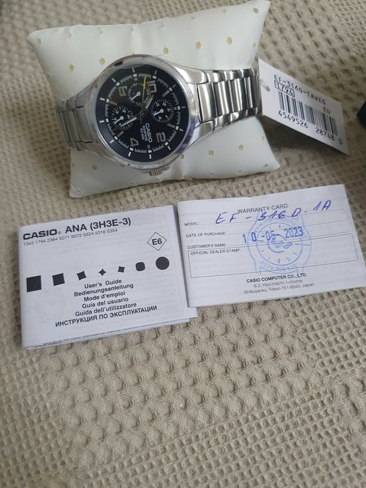 Часовник CASIO EF 316D 1A
