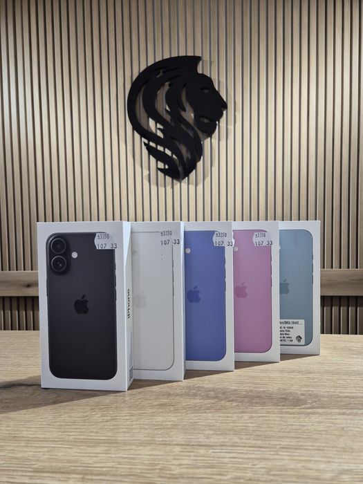 iPhone 16 128gb Black/White/Ultramarine/Pink/Teal Neverlocked/Garantie