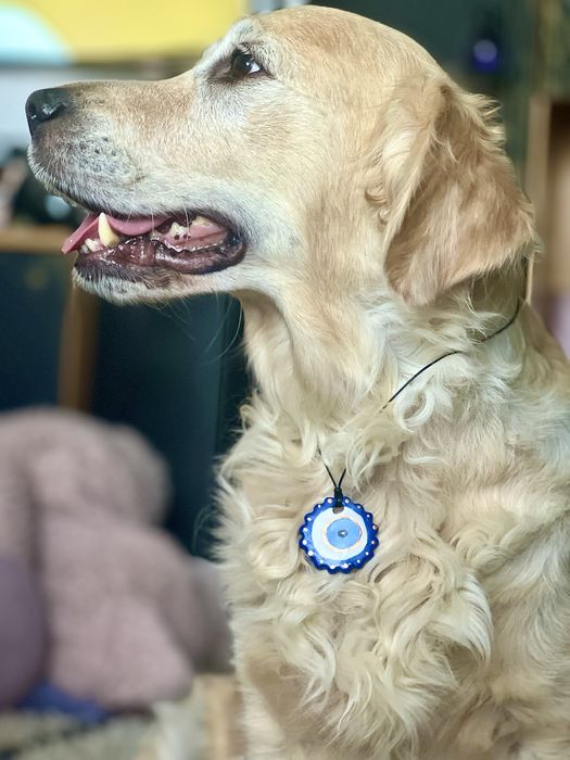 lant handmade evil eye "crazy huh?"