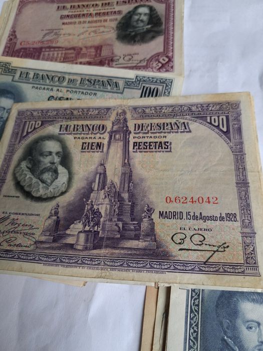 Ретро банкноти Испания