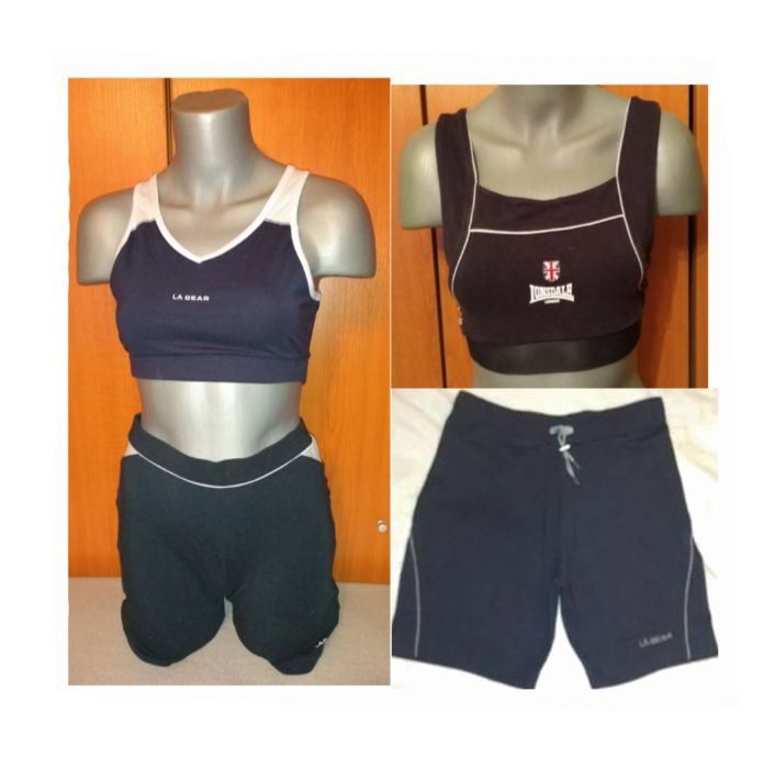 Costum fitness LaGear - Lonsdale: Bermude & Bustiere, M